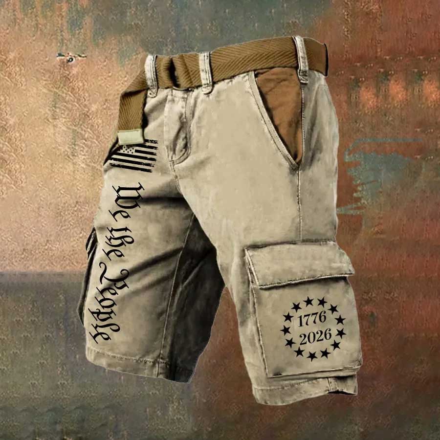 Men's USA 250 Print  Cargo Shorts