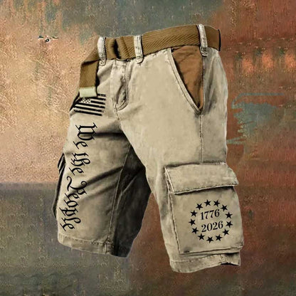 Men's USA 250 Print  Cargo Shorts