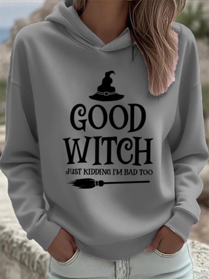 Women's Good Witch Print Sweatshirt