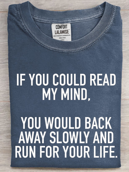 Funny Quote Art Print Casual Short Sleeve T-shirt