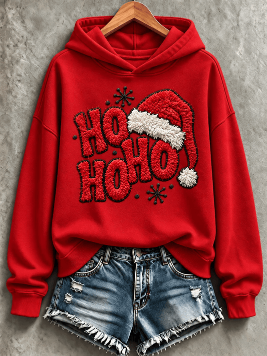 Women's Christmas Print Hoodie