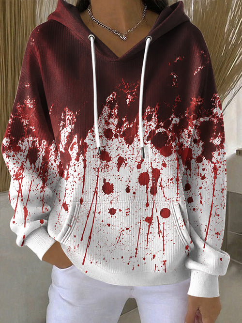Women'S Halloween Hooded Sweatshirt