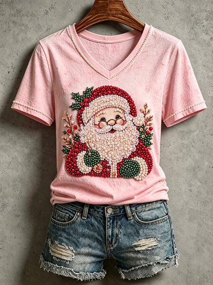 Women's Christmas Print T-Shirt