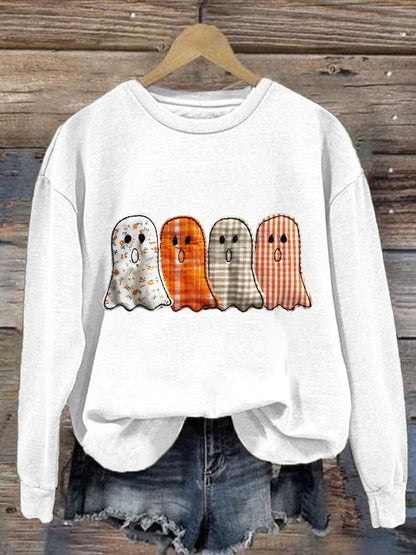 🔥HOT SALE🔥Women's Halloween Print Casual Sweatshirt