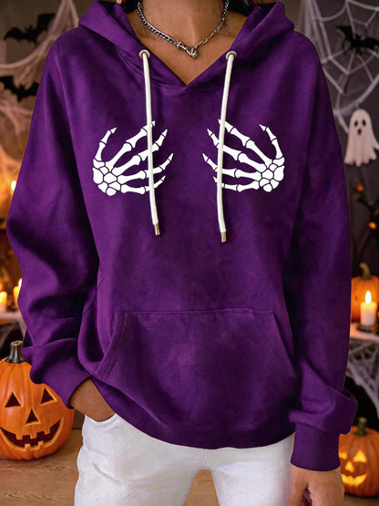 Women's Casual Print Hoodie