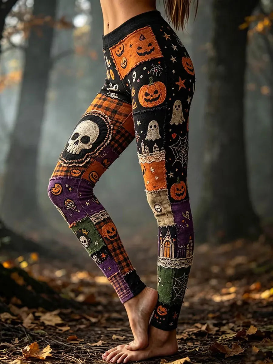 Women'S Gothic Elastic Leggings