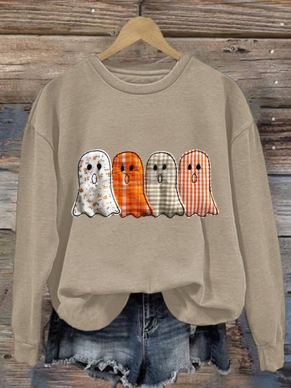 🔥HOT SALE🔥Women's Halloween Print Casual Sweatshirt