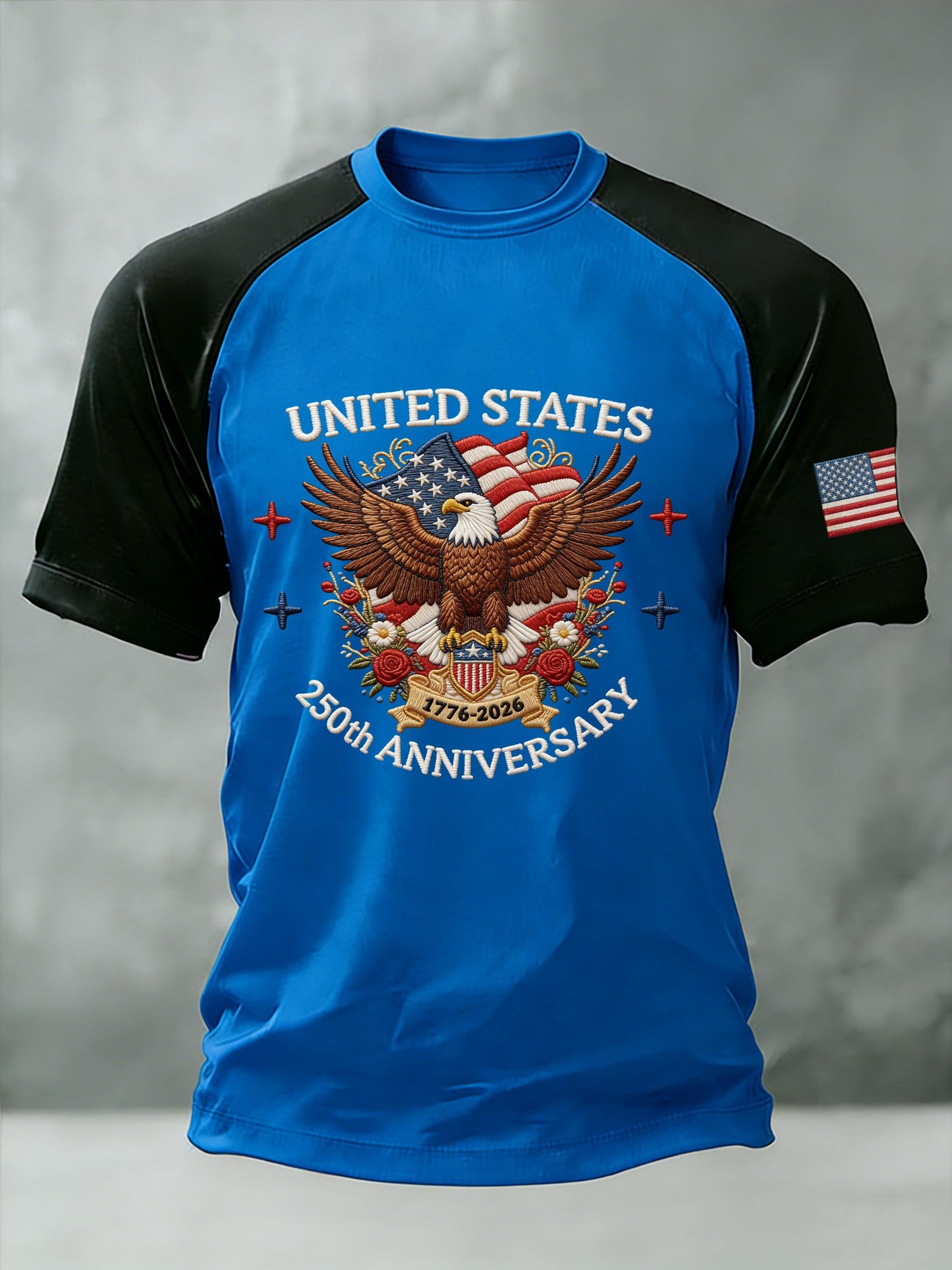 Men's American 250th Anniversary Print Casual Top