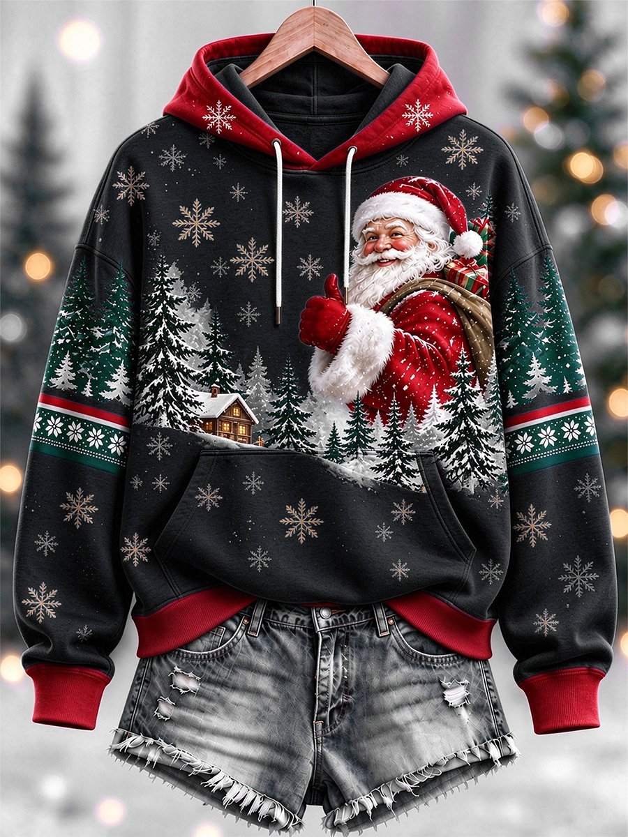 Women's Cancer Christmas Hoodie