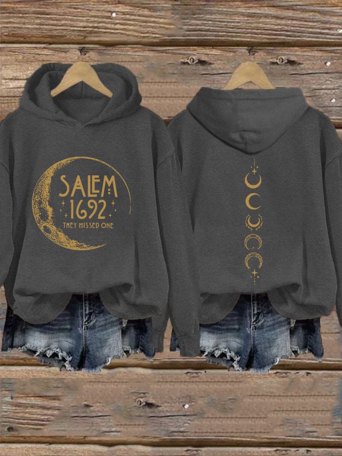 Women's Salem 1692 They Missed One Casual Hooded Sweatshirt
