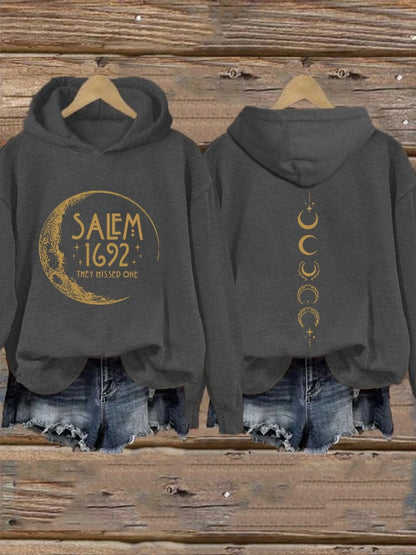 Women's Salem 1692 They Missed One Casual Hooded Sweatshirt