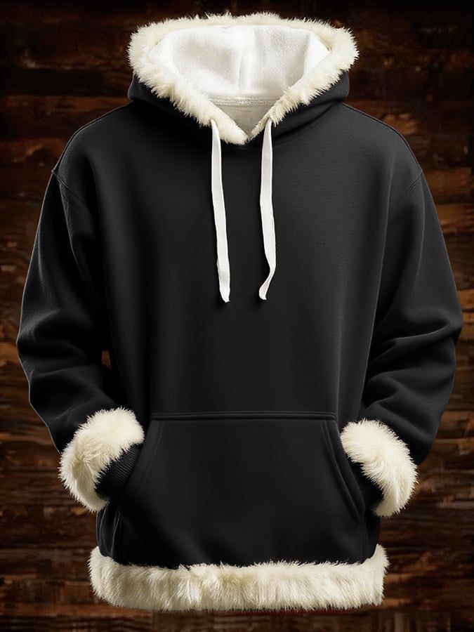 Men's Casual Print Hooded Sweatshirt