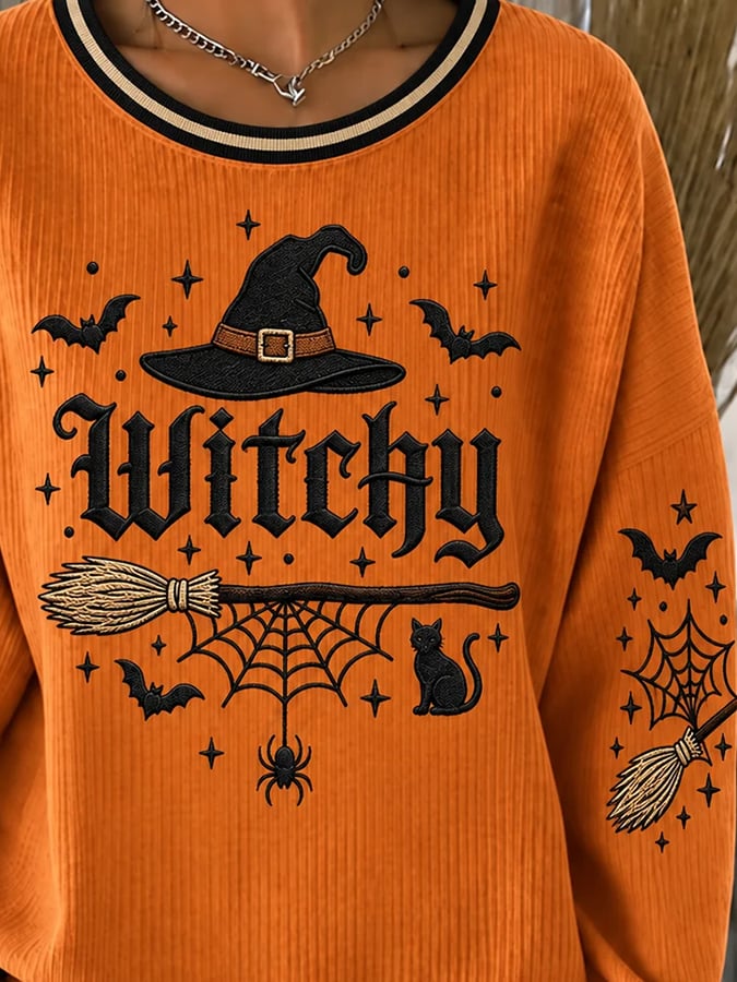 Women'S Casual Printed Sweatshirt