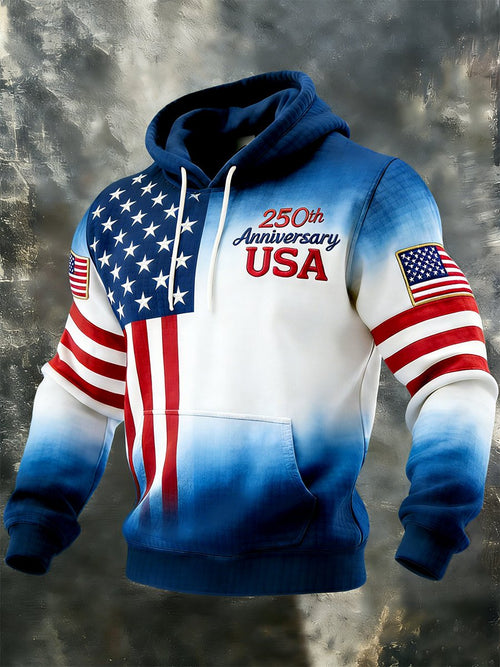 Men's US 250th Anniversary Commemorative Design Hoodie