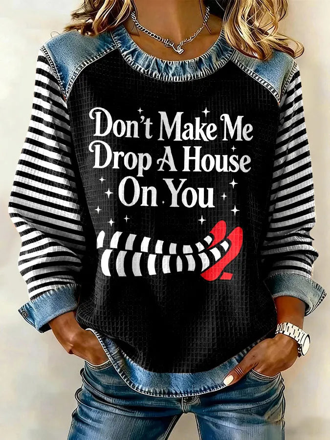 Women's Halloween Print Top