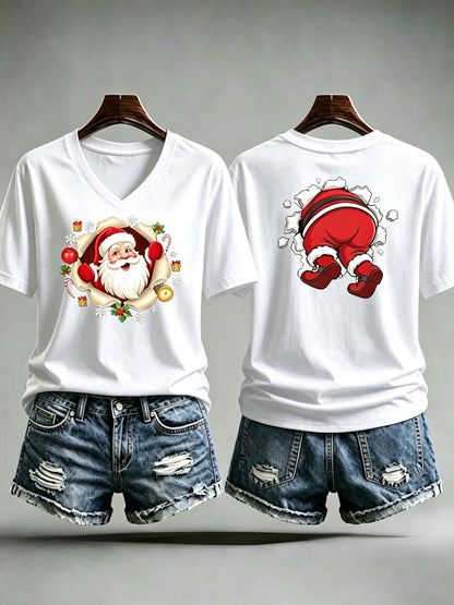 Women's Christmas Print T-Shirt