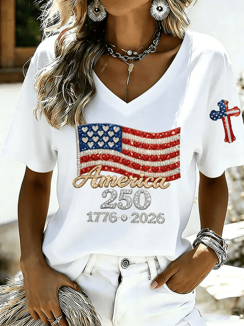 Women's U.S. 250th Anniversary Print T-shirt