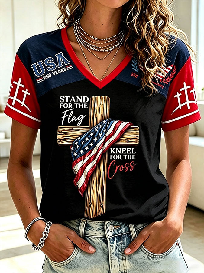 🔥Buy 3 Get 10% Off🔥Women's 250 Year Print Short Sleeve T-shirt