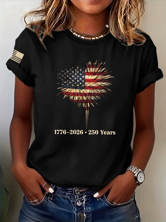 Women's Casual 250th Anniversary Commemorative T-shirt