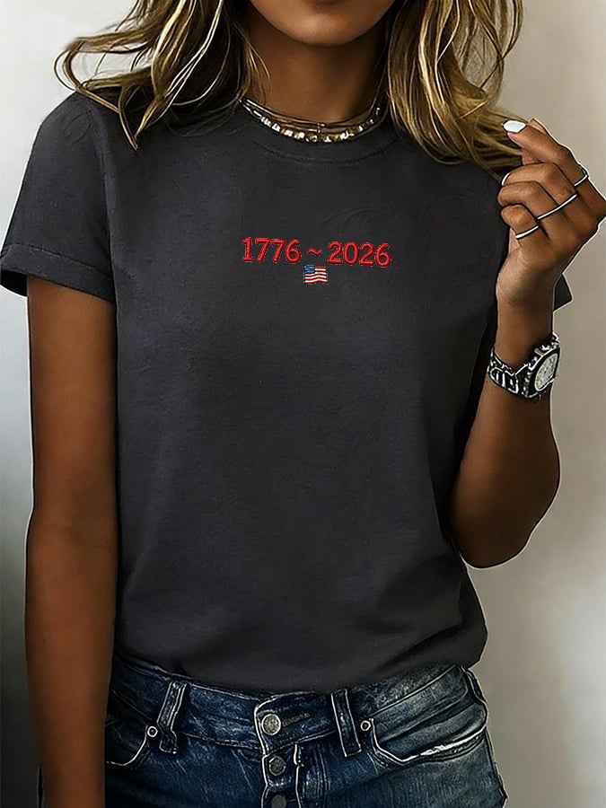 Women's 250th Anniversary Print Crew Neck T-Shirt