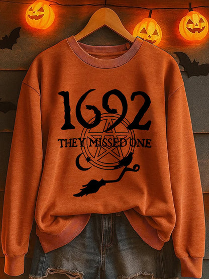 Women's 1692 They Missed One Printed Sweatshirt