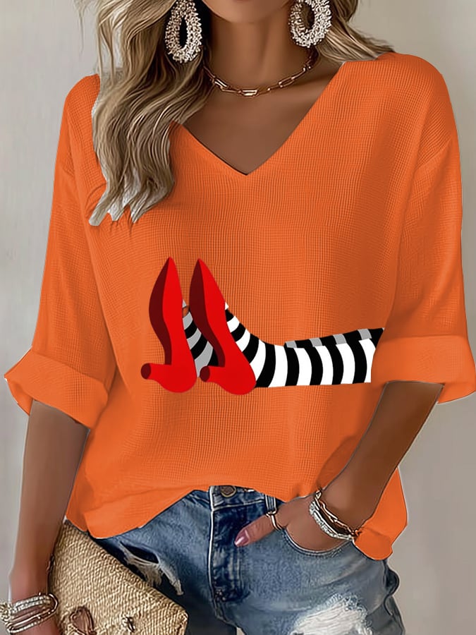 🔥Buy 2 Get 10% Off🔥Women's Halloween Print T-Shirt