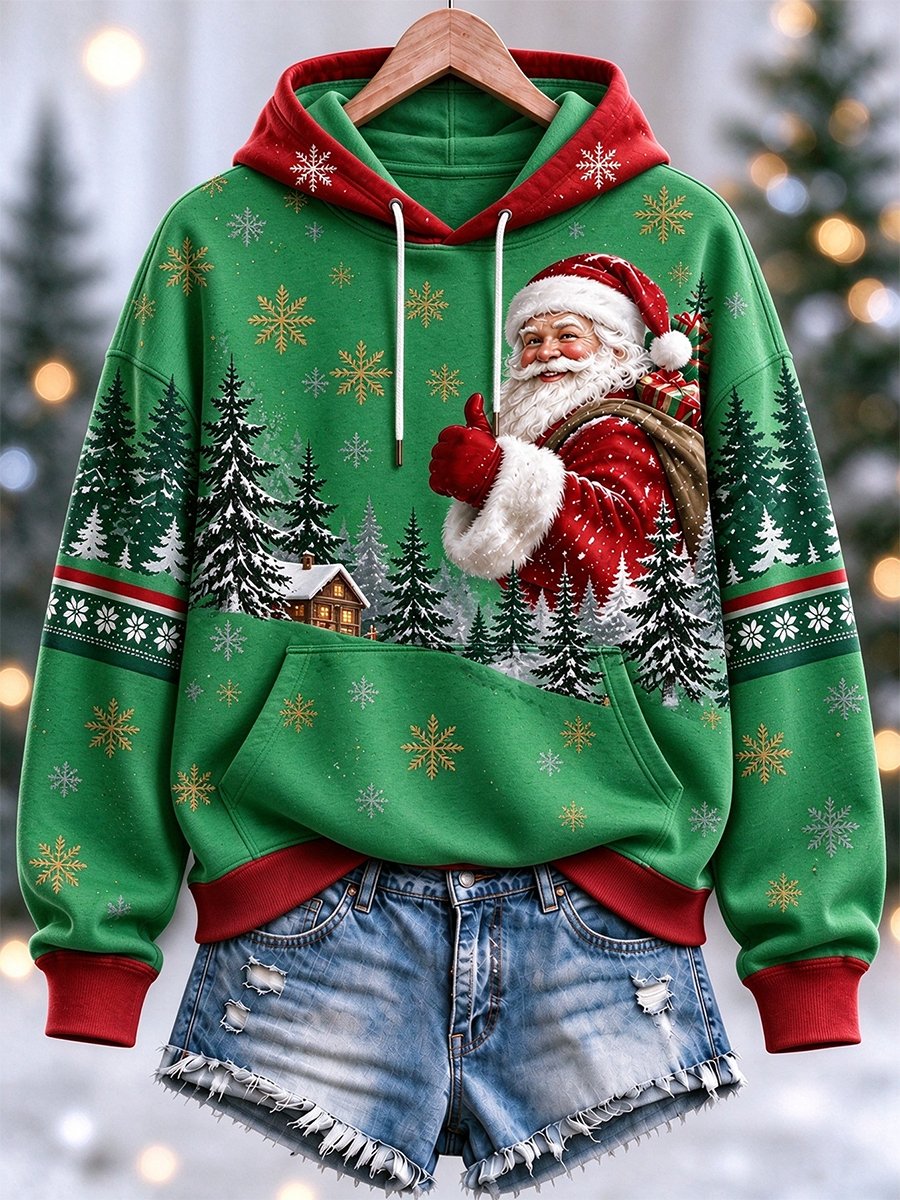 Women's Cancer Christmas Hoodie