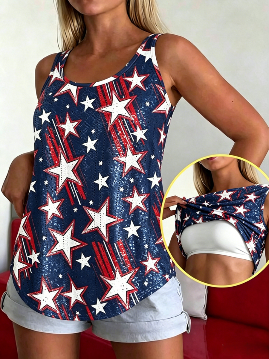 Women's 250th Anniversary Commemorative Printed Tank Top