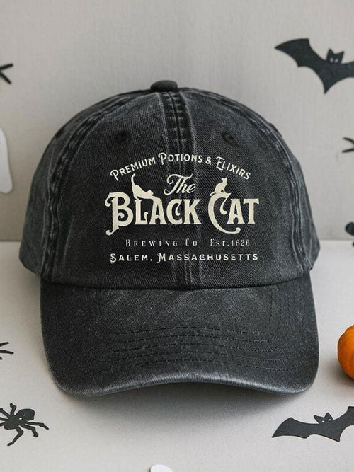 Unisex Halloween The Black Cat Brewing Co. Baseball Cap