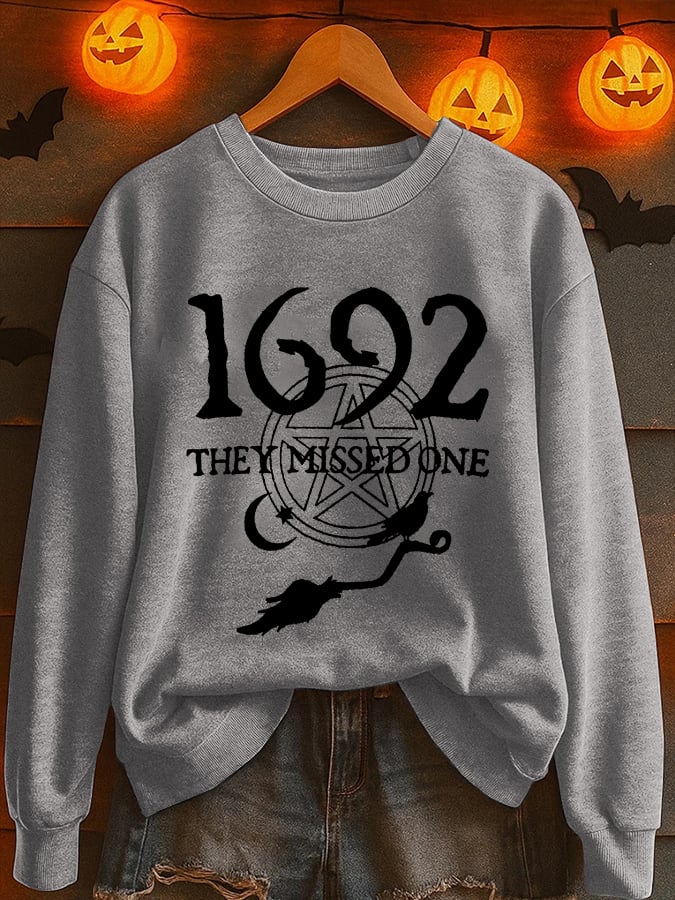 Women's 1692 They Missed One Printed Sweatshirt