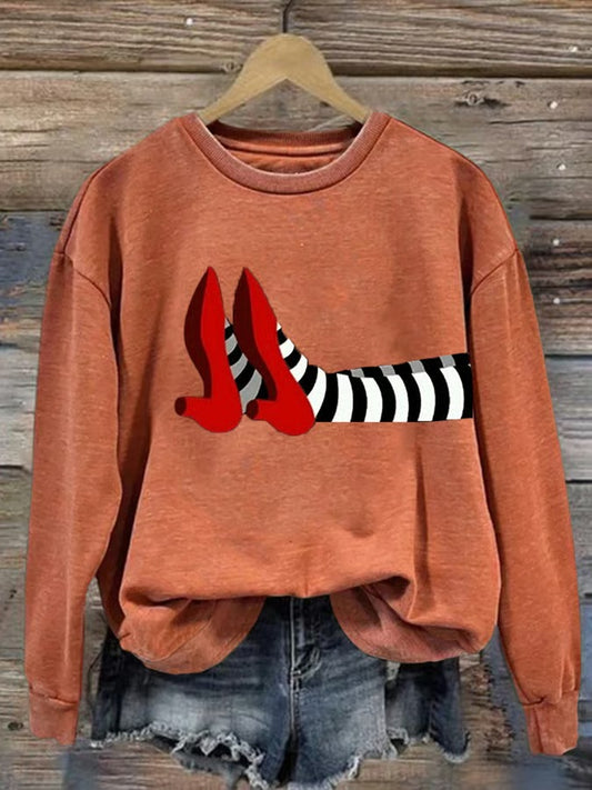 Women'S Halloween Long Sleved Sweatshirt