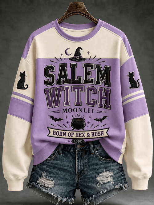Women's Autumn Halloween Witch Top