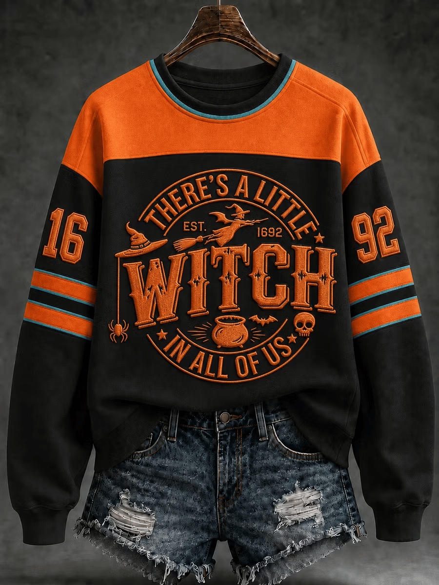 Women's Autumn Halloween Witch Top