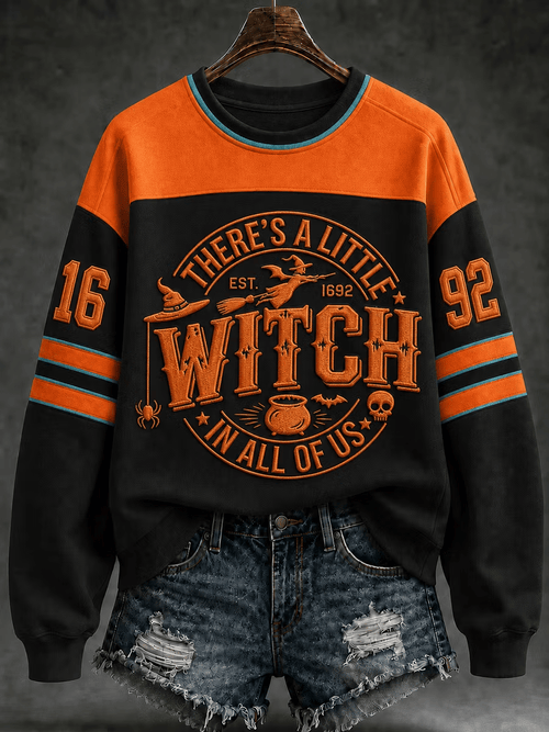 Women's Autumn Halloween Witch Top