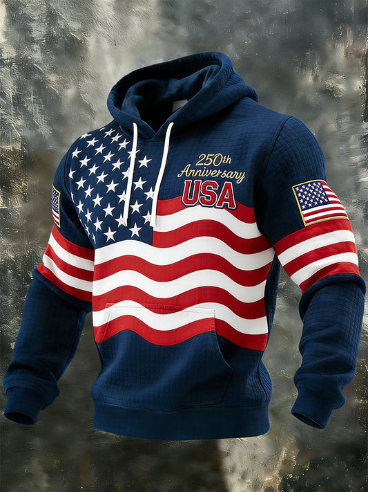 Men's US 250th Anniversary Commemorative Design Hoodie