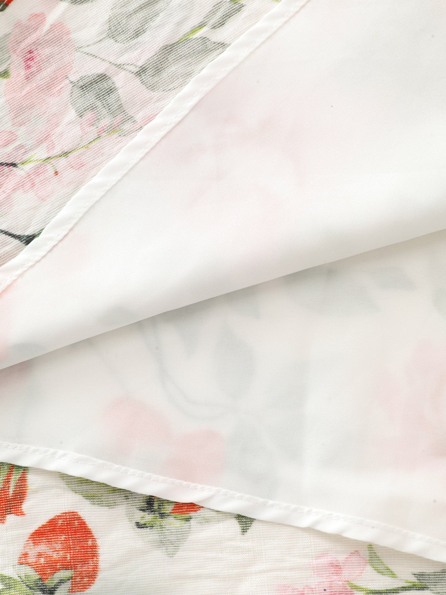 Floral Print Triangular Waist Midi Dress