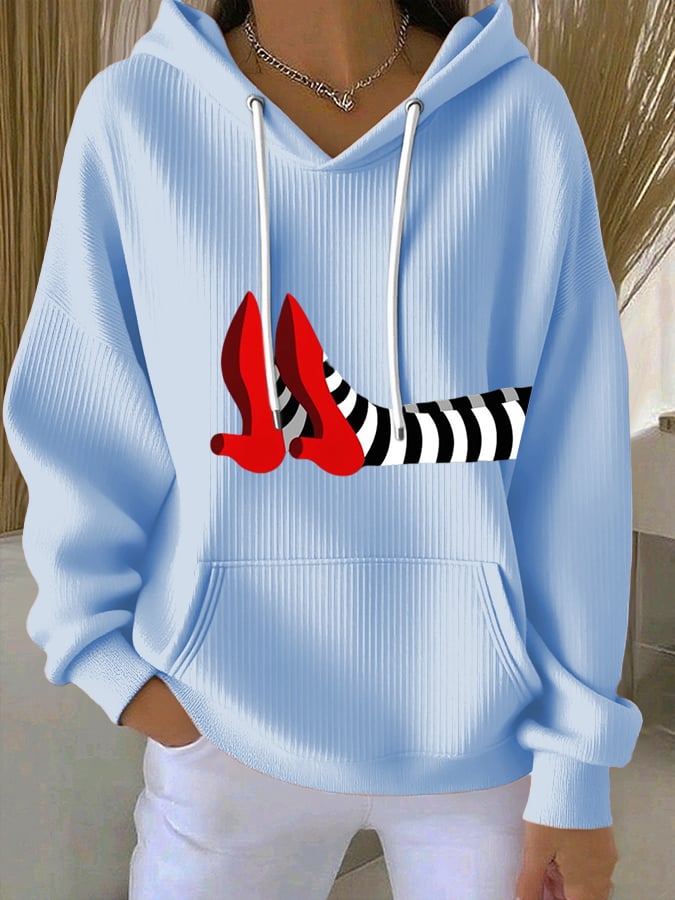 🔥HOT SALE🔥Women's Halloween Print Casual Hoodie