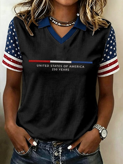Women's United States 250TH Anniversary Print Shirt