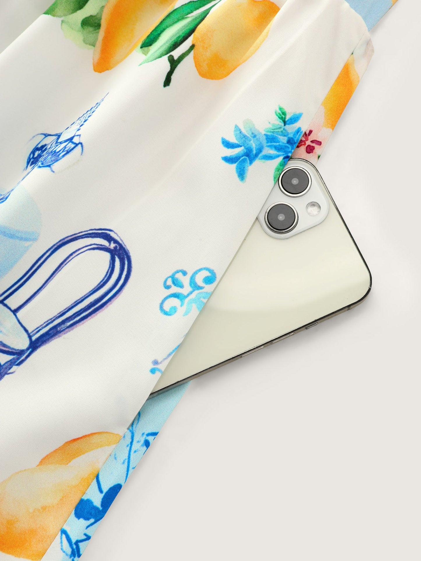 European Summer Print Pockets Maxi Dress