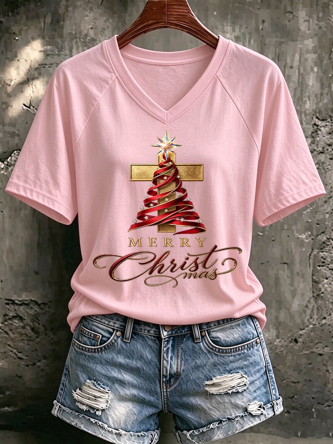 Women's Casual Printed Short-Sleeve T-Shirt