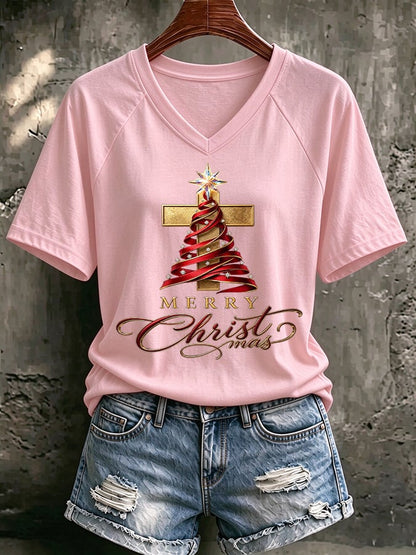 Women's Casual Printed Short-Sleeve T-Shirt