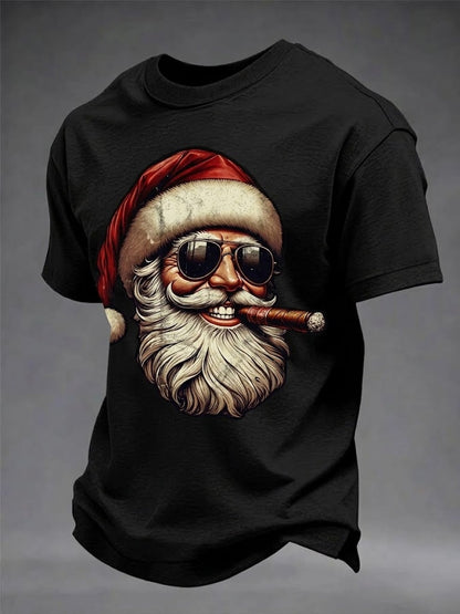 Men's Christmas Printed Casual T-Shirt