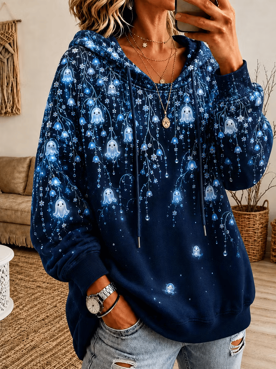 Women's Halloween Ghost Top