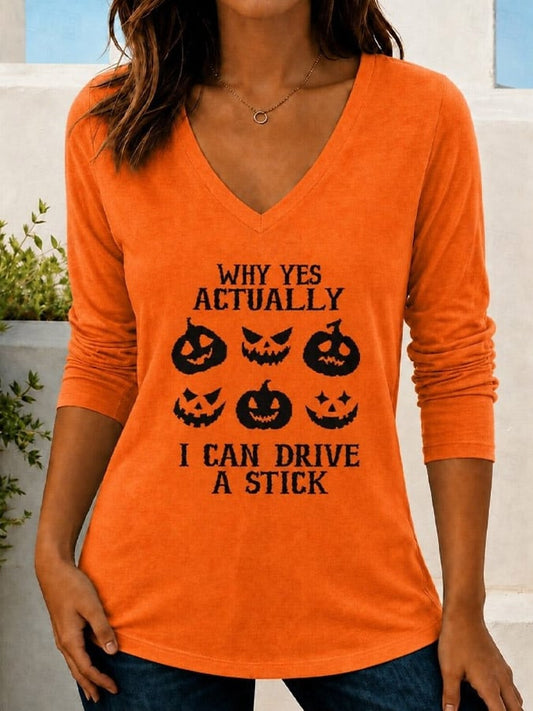 Women's Casual Long-Sleeve T-Shirt