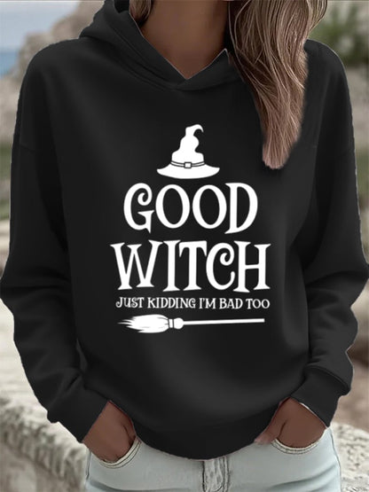 Women's Good Witch Print Sweatshirt