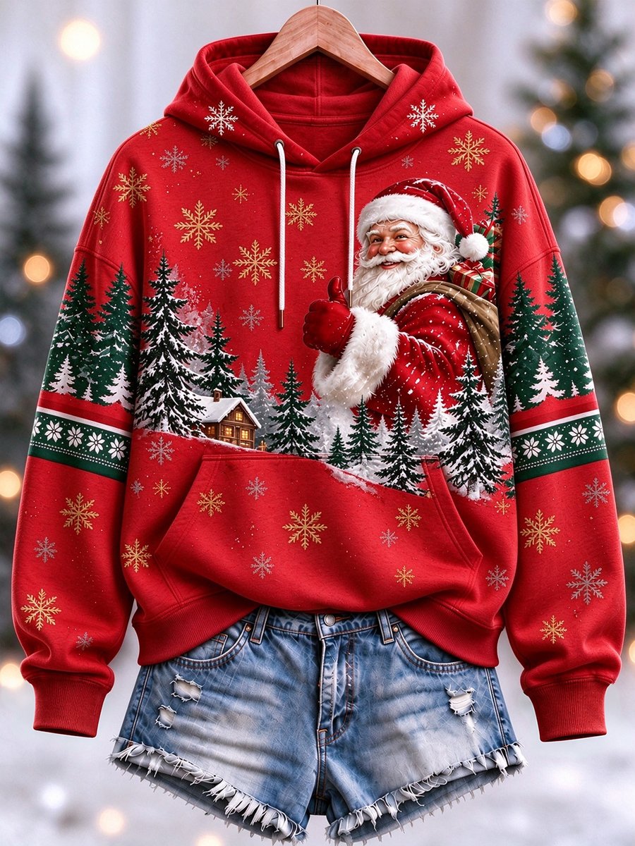 Women's Cancer Christmas Hoodie
