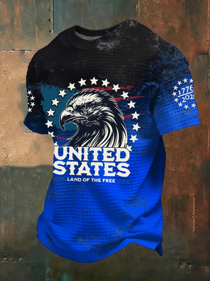Men's American 250th Anniversary Print Casual Top