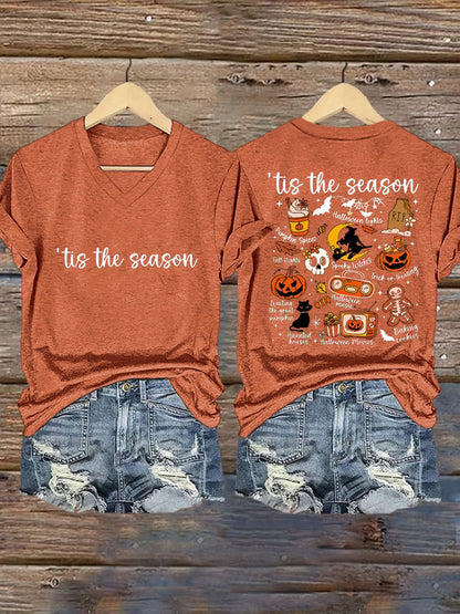 Women's Casual Halloween T-shirt
