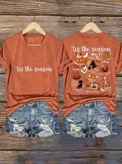 Women's Casual Halloween T-shirt