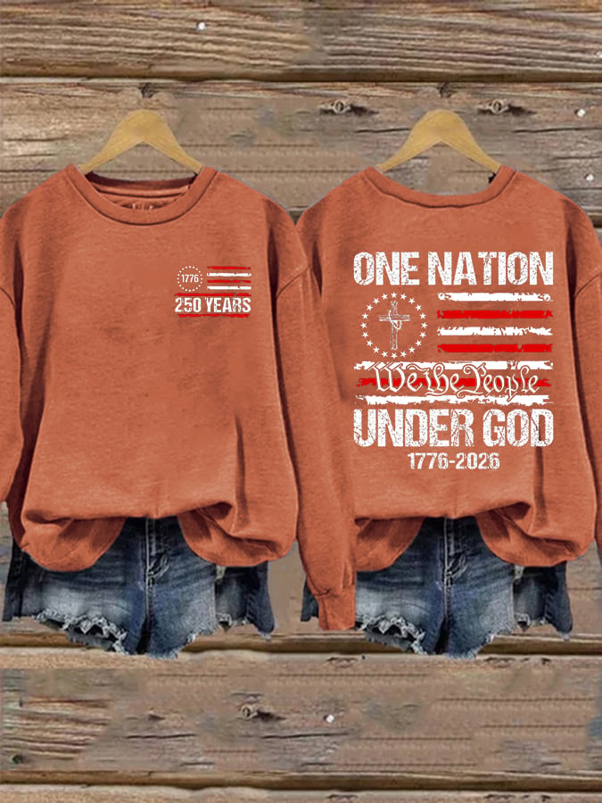 Women's Casual Printed Long-Sleeve Sweatshirt